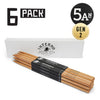 INFERNO MUSIC 5AN NYLON AMERICAN HICKORY 6 PACK GEN2 DRUMSTICKS