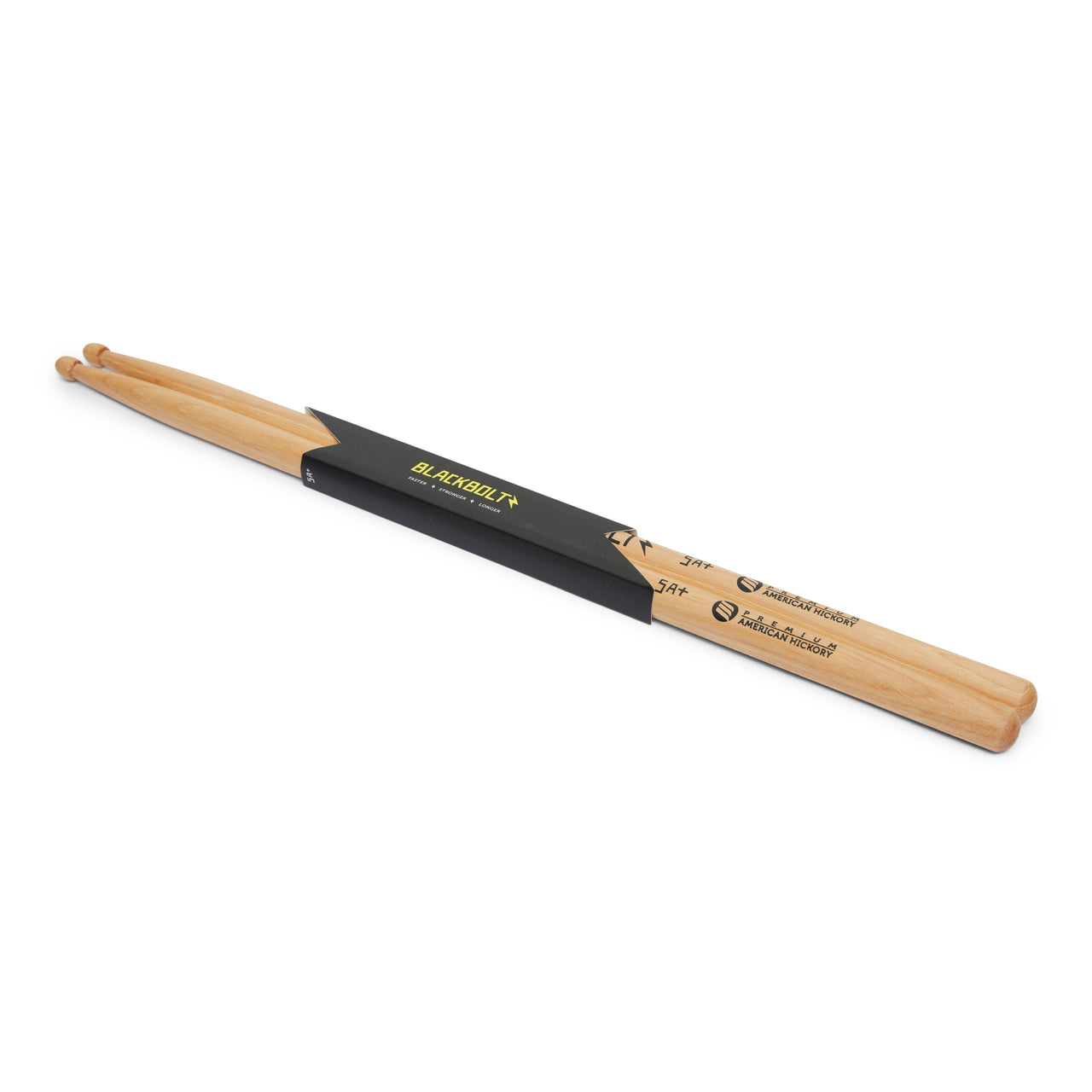 INFERNO MUSIC DRUMSTICKS 5A+ BLACK BOLTZ EXTRA LENGTH DRUMSTICKS