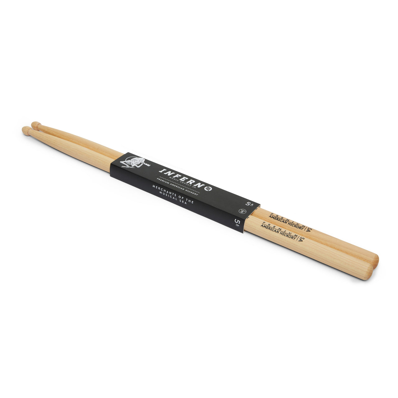 INFERNO MUSIC DRUMSTICKS 5A AMERICAN HICKORY GEN2 DRUMSTICKS